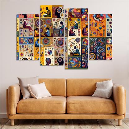 Resilience And Recovery Healing Through Art Multi-panel Paintings