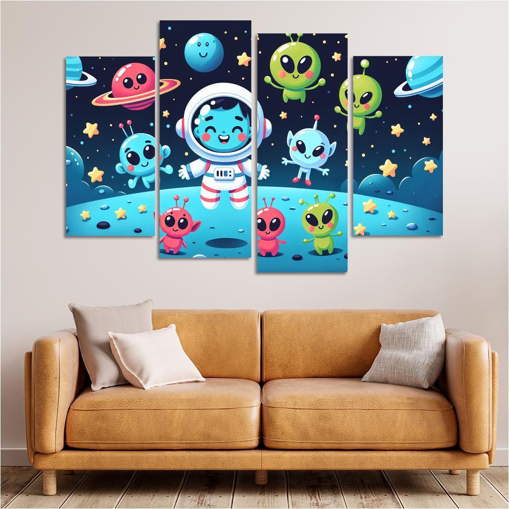 Silly Space Adventure Premium Artwork Frames