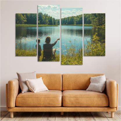 Navigating Life A Mothers Steady Compass Canvas Paintings Frame