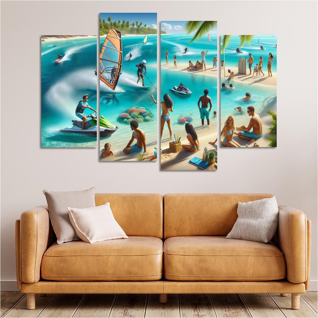 Coral Coast An Adventure Seeker's Dream Custom Paintings Frame