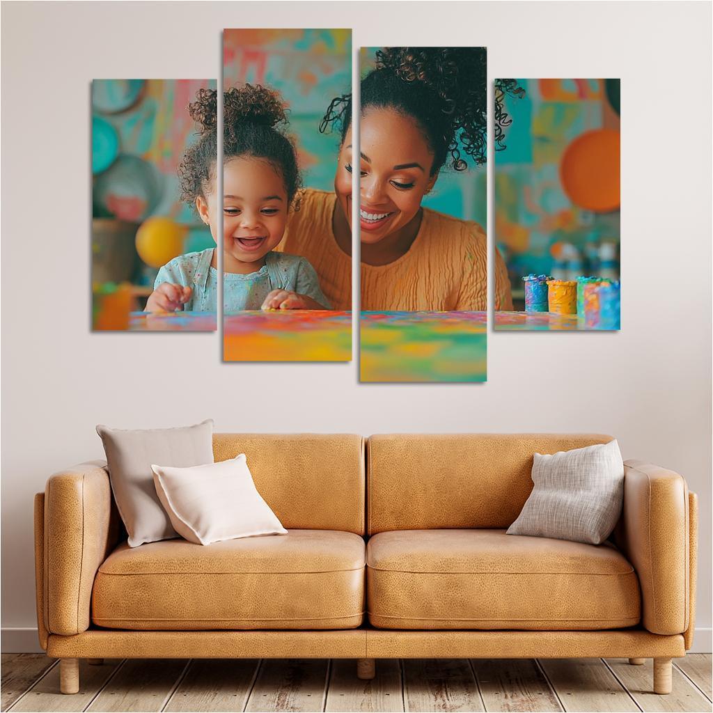 The Colors Of Love A Mother's Palette One-piece Frames