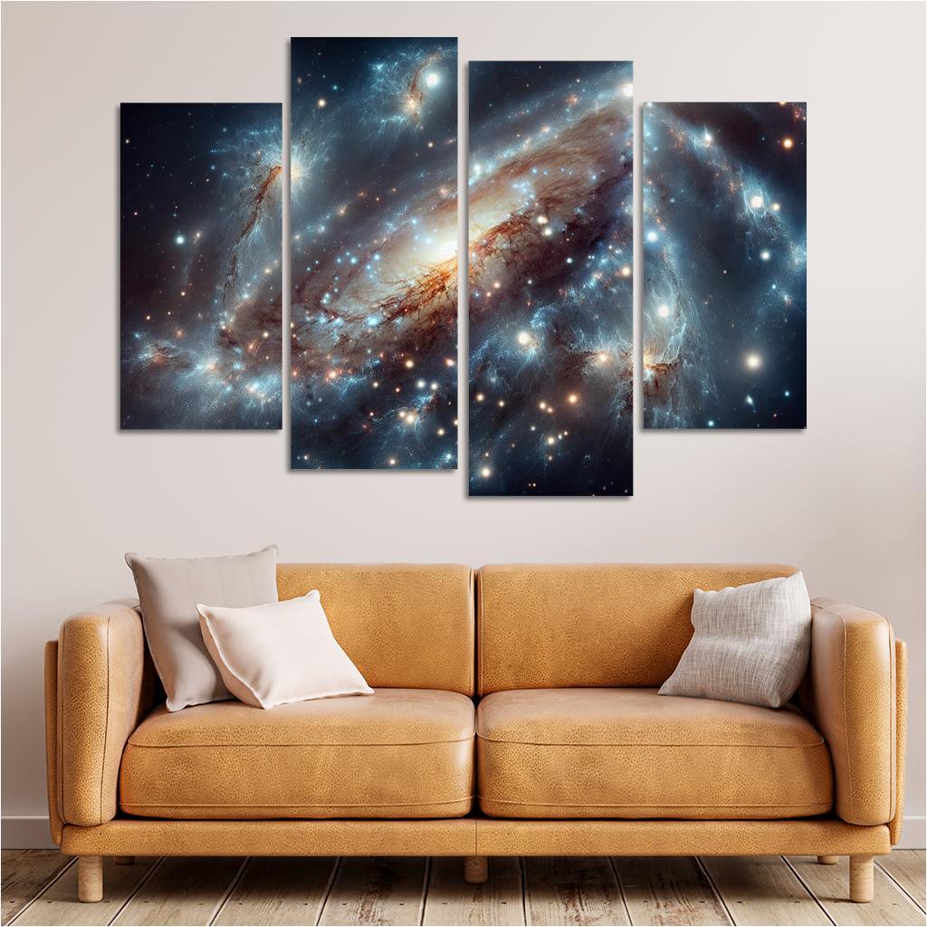 The Enigmatic Life Of Cosmic Dust Abstract Paintings Frame