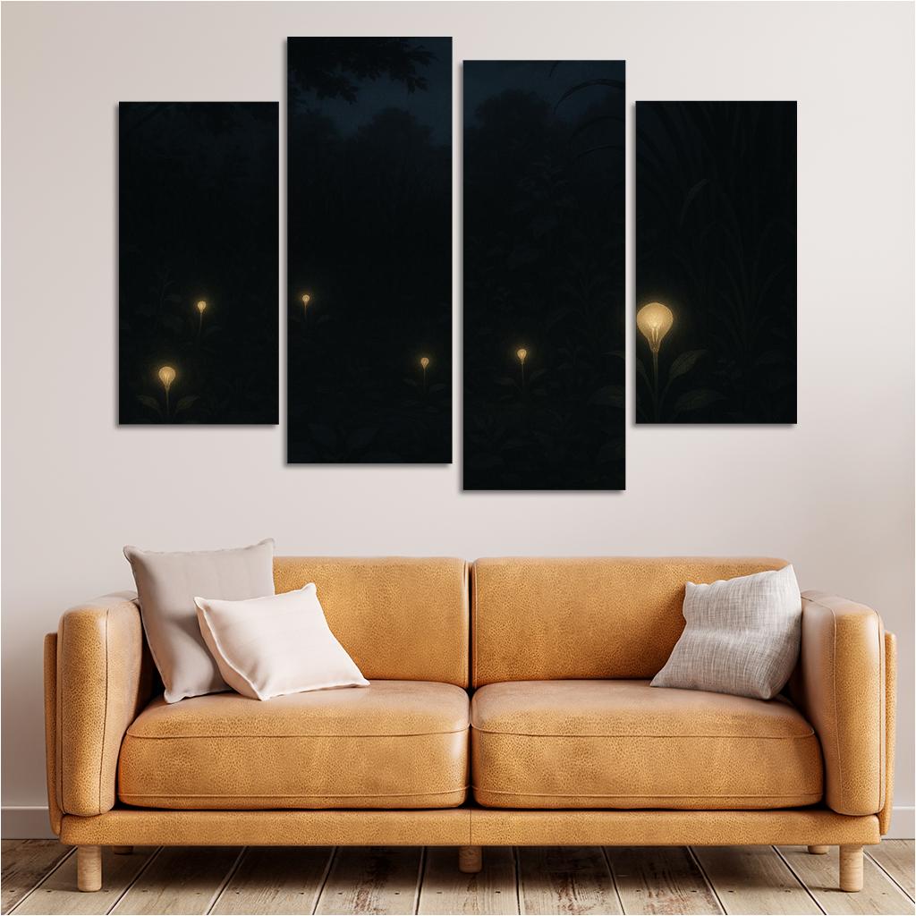 Garden Of Eclipsed Thoughts Oil Paintings Frame