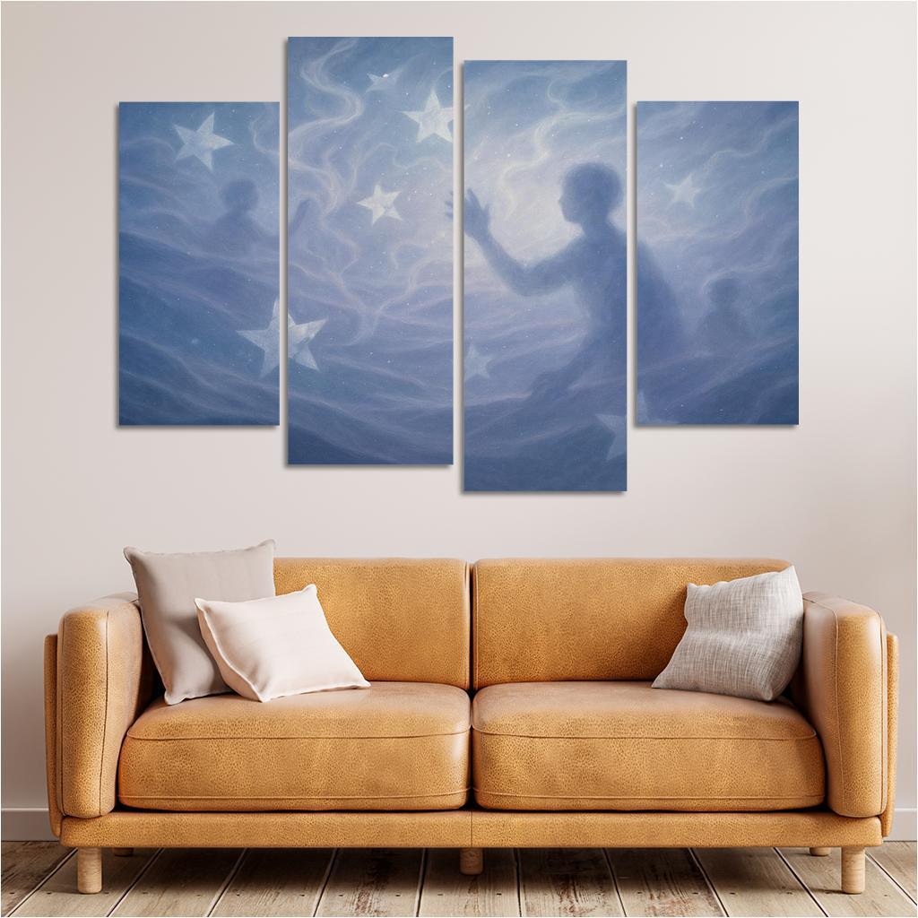 Resonant Echoes Of Forgotten Dreams Multi-panel Paintings