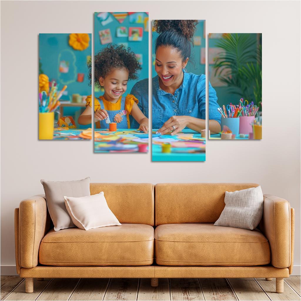 Crafting Memories The Art Of Togetherness Custom Paintings Frame