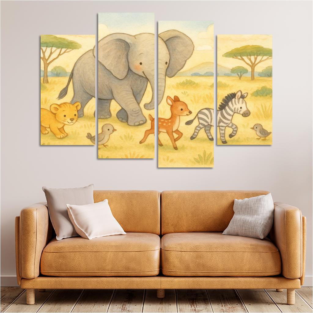 Gentle Giant Elephant Quest Premium Artwork Frames