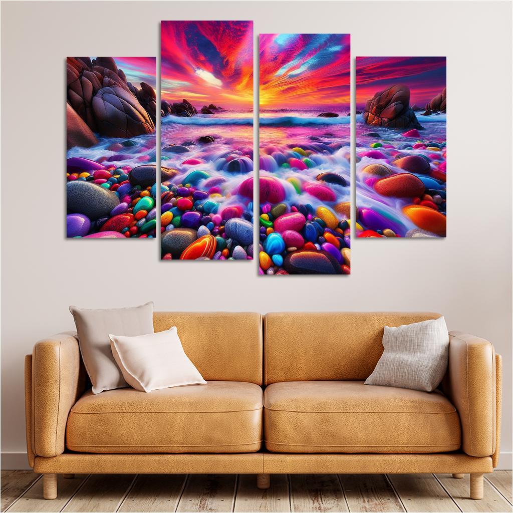 Cove Of Colors A Photographer's Paradise Custom Paintings Frame
