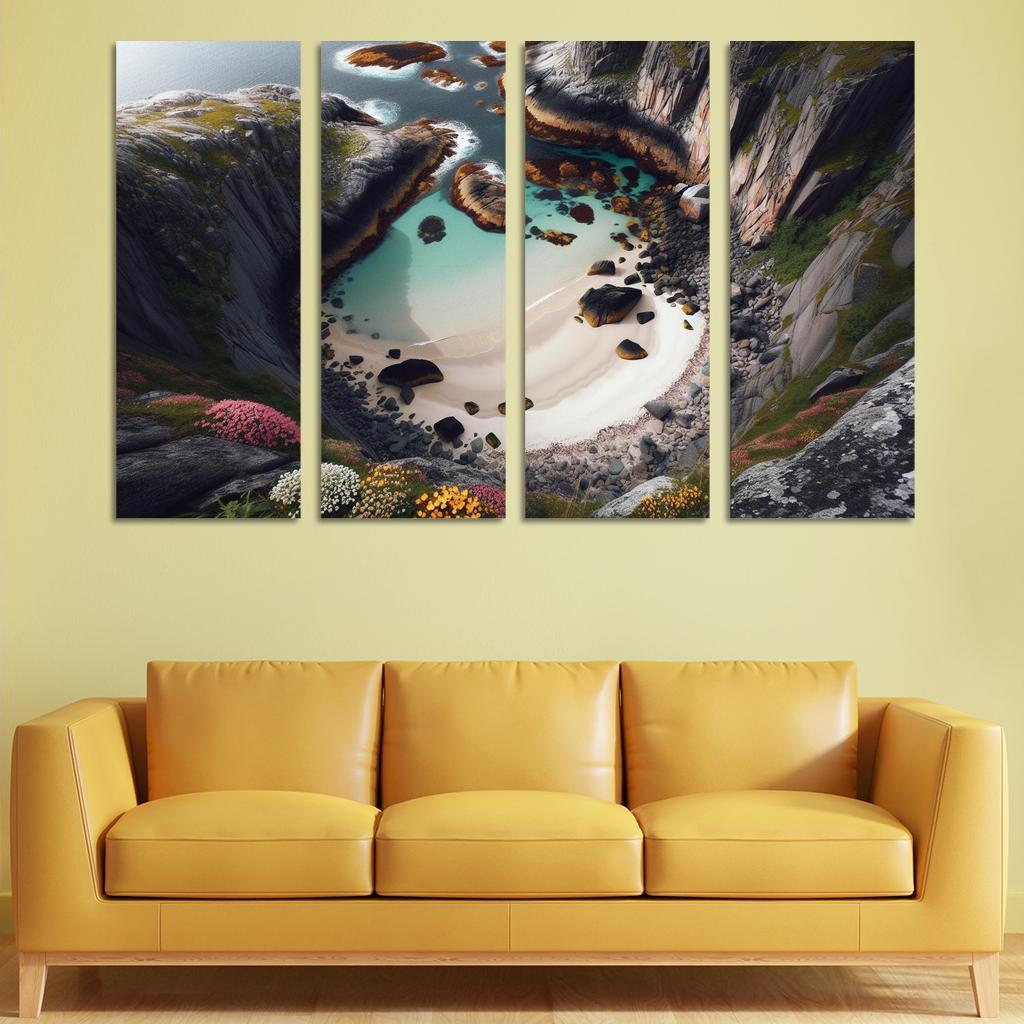 Hidden Gem Beach Premium Artwork Frames