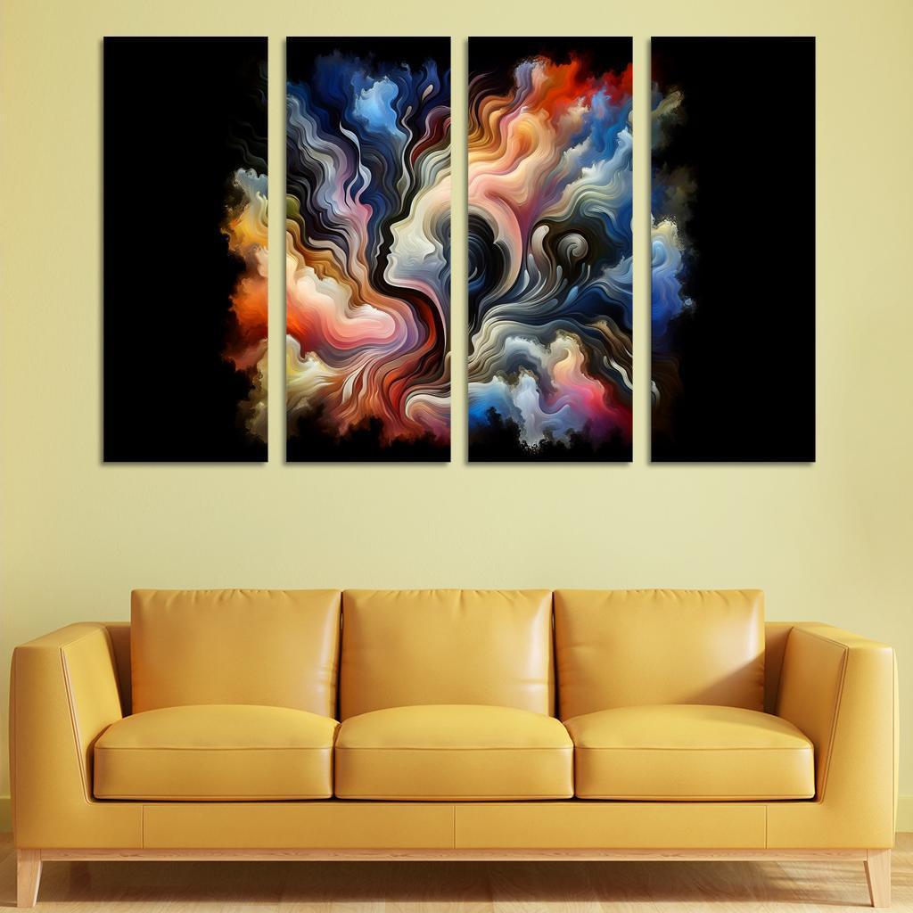 Invisible Illness The Reality Of Mental Health Multi-panel Paintings