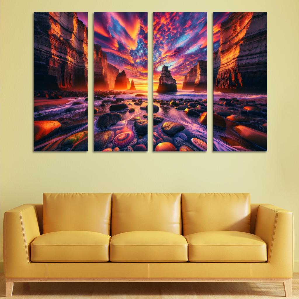 Sunset Cliffs A Photographer's Dream Custom Paintings Frame