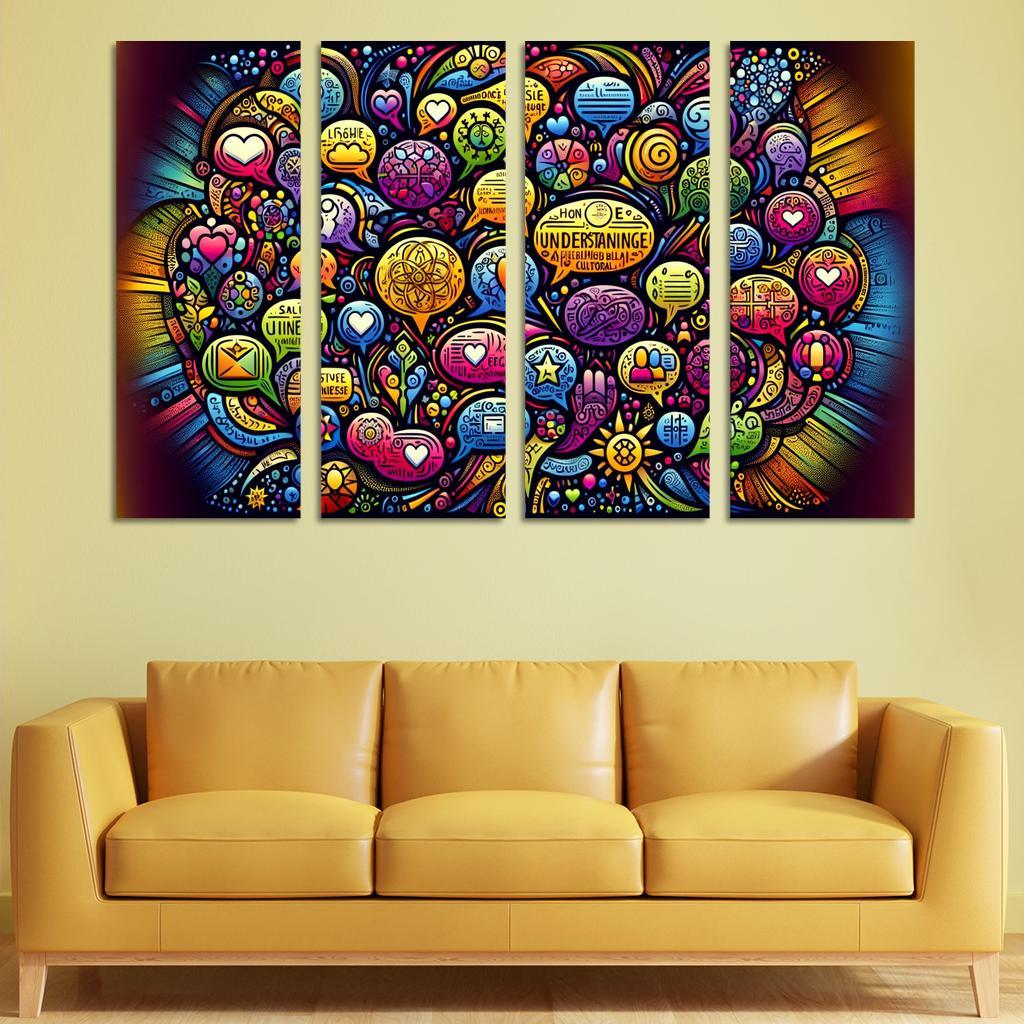 Bridges Of Connection The Power Of Dialogue Multi-panel Paintings