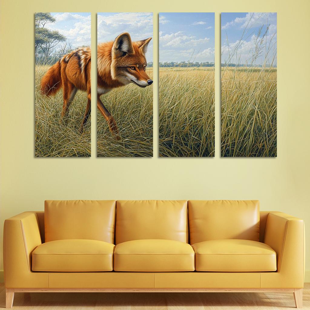 The Serene Maned Wolf The Tallest Canid Art Trends