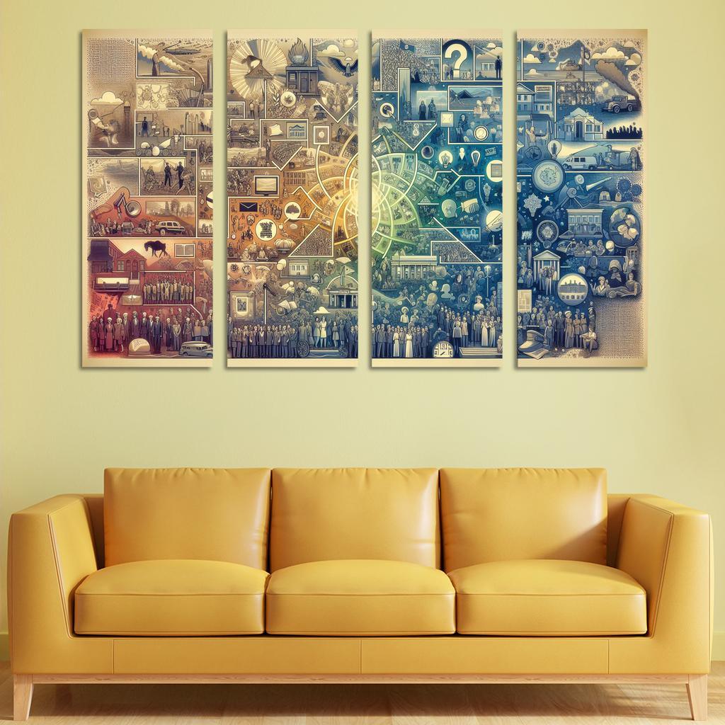 Whispers Of The Past Honoring Historical Trauma Multi-panel Paintings