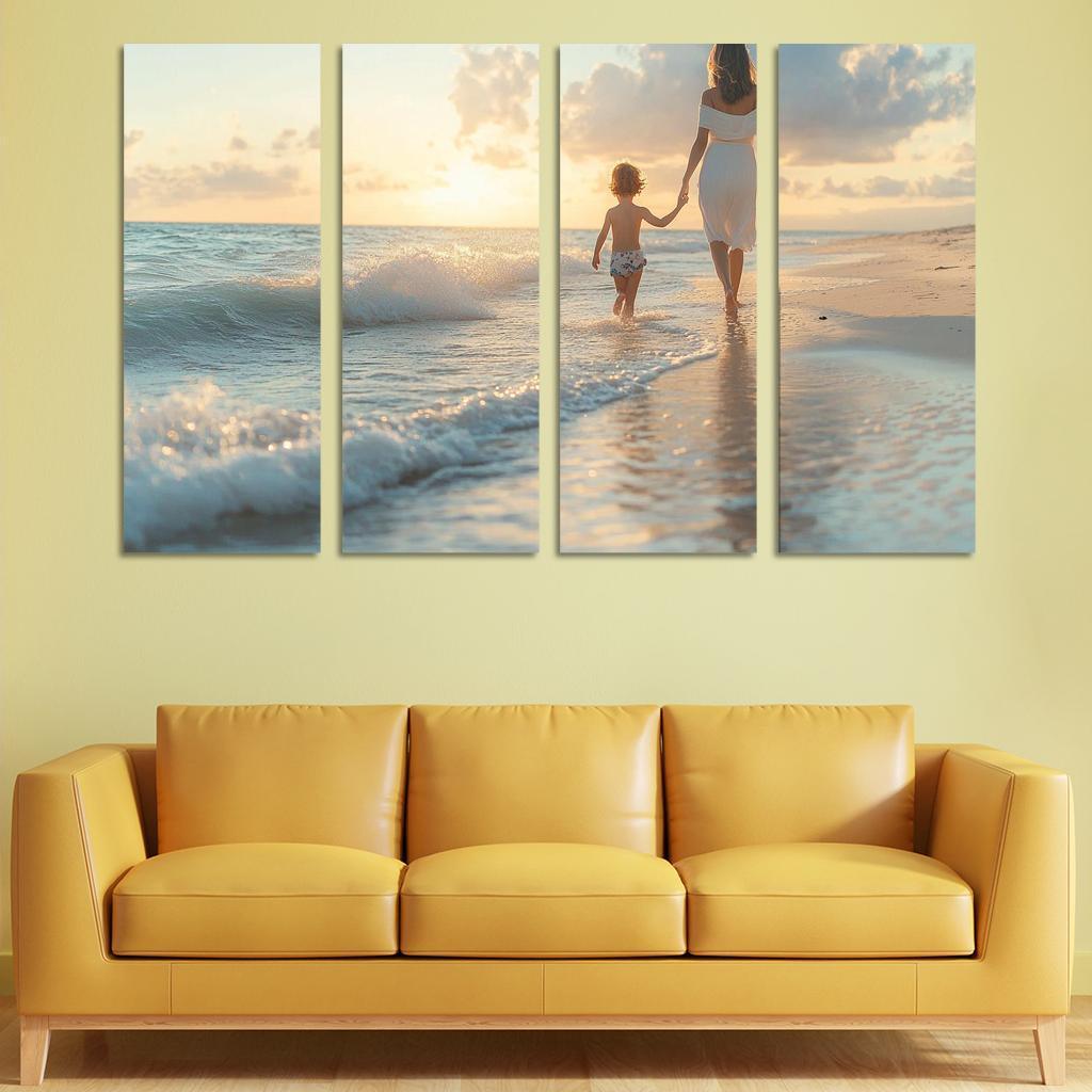 Embracing Change A Mothers Support Through Transitions Canvas Paintings Frame