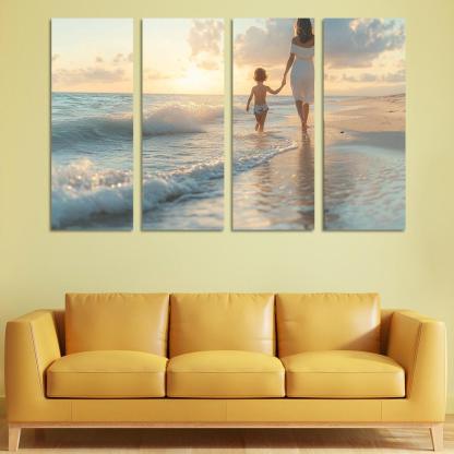 Embracing Change A Mothers Support Through Transitions Canvas Paintings Frame