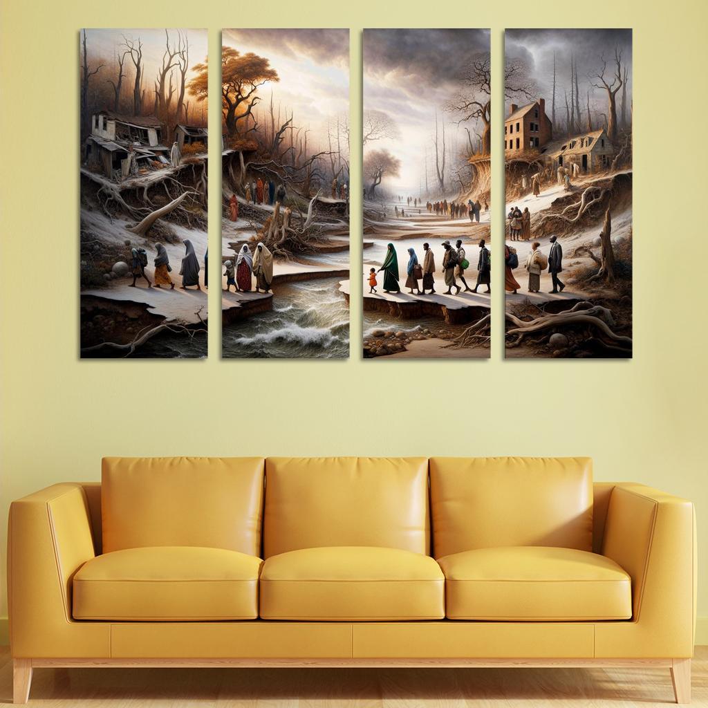 Climate Refugees The Human Face Of Environmental Displacement Art Trends