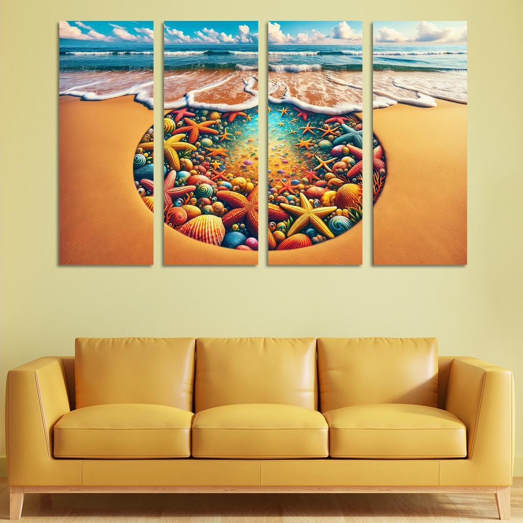 Starfish Bay Interactive Marine Exploration Oil Paintings Frame