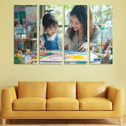 The Canvas Of Life A Mothers Creative Love One-piece Frames
