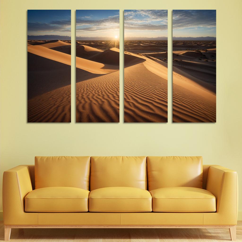 The Enigmatic Beauty Of Desert Landscapes Oil Paintings Frame