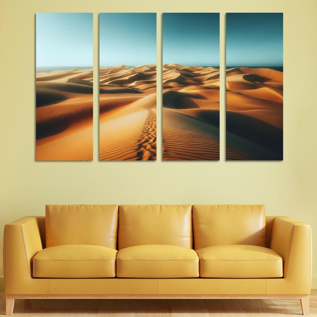 Glistening Dunes Nature's Playground Abstract Paintings Frame