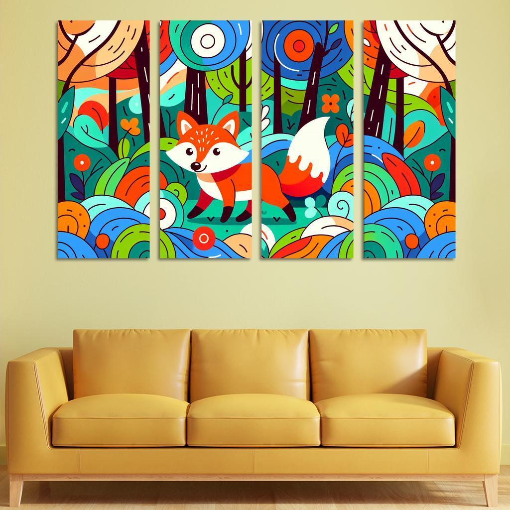 Exploring Fox Modern Paintings Frame
