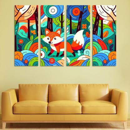Exploring Fox Modern Paintings Frame