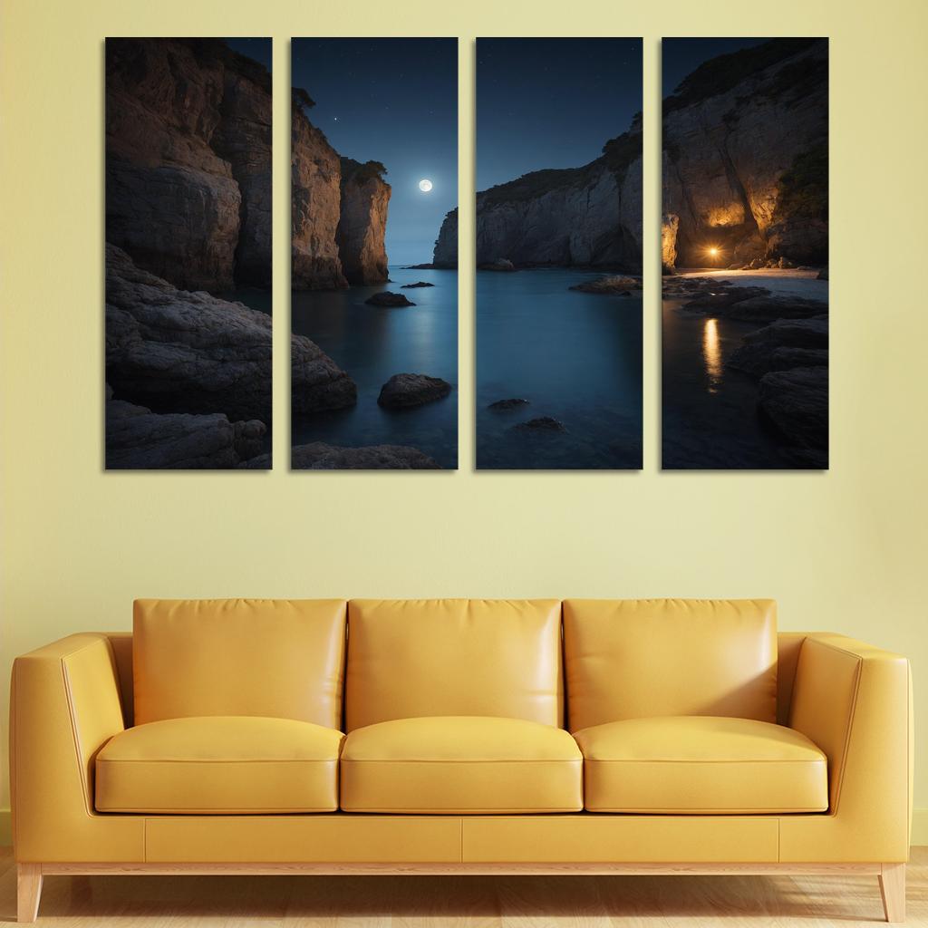 The Enchanted Coves Of Moonlit Waters Art Trends