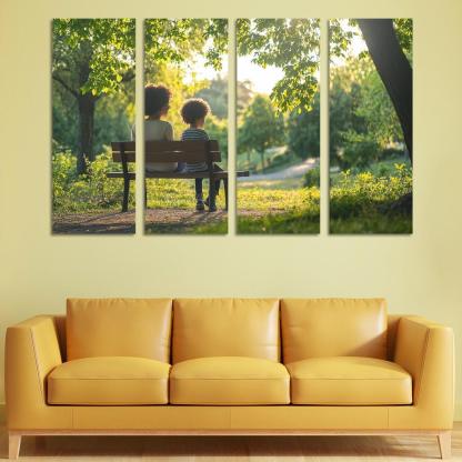 Embracing Change A Mothers Strength In Transition Canvas Paintings Frame