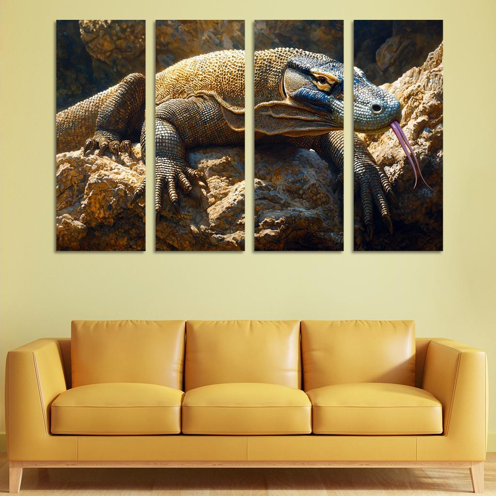 The Powerful Komodo Dragon The Earth's Largest Lizard Art Trends