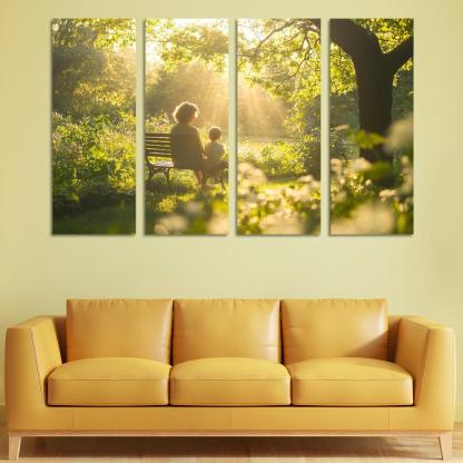 In Every Breath The Essence Of Motherhood Custom Paintings Frame