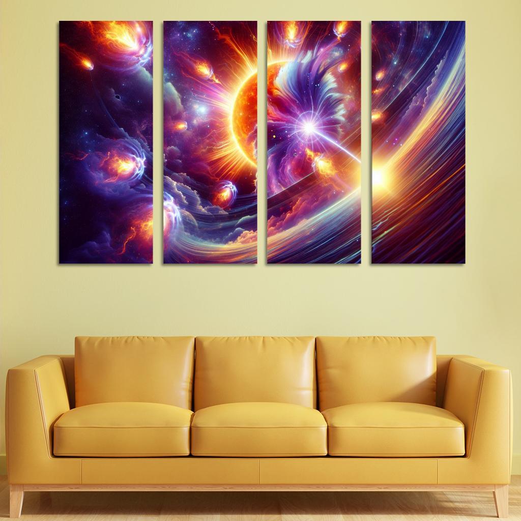 The Allure Of Space Weather Abstract Paintings Frame