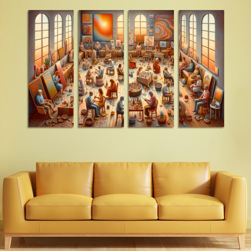 Healing Through Creativity The Power Of Art Therapy Custom Paintings Frame