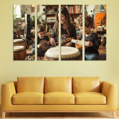 A Symphony Of Love A Mothers Melodies Canvas Paintings Frame
