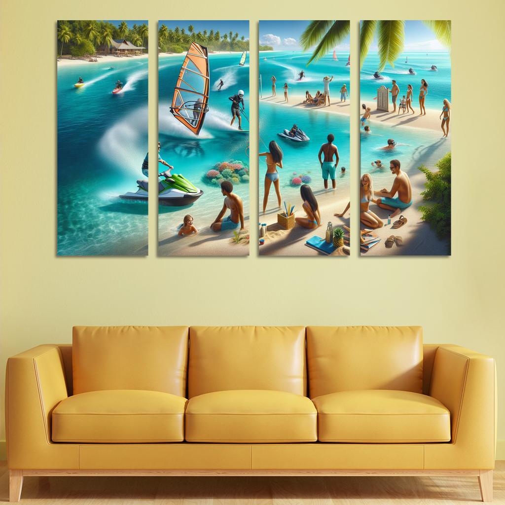 Coral Coast An Adventure Seeker's Dream Custom Paintings Frame