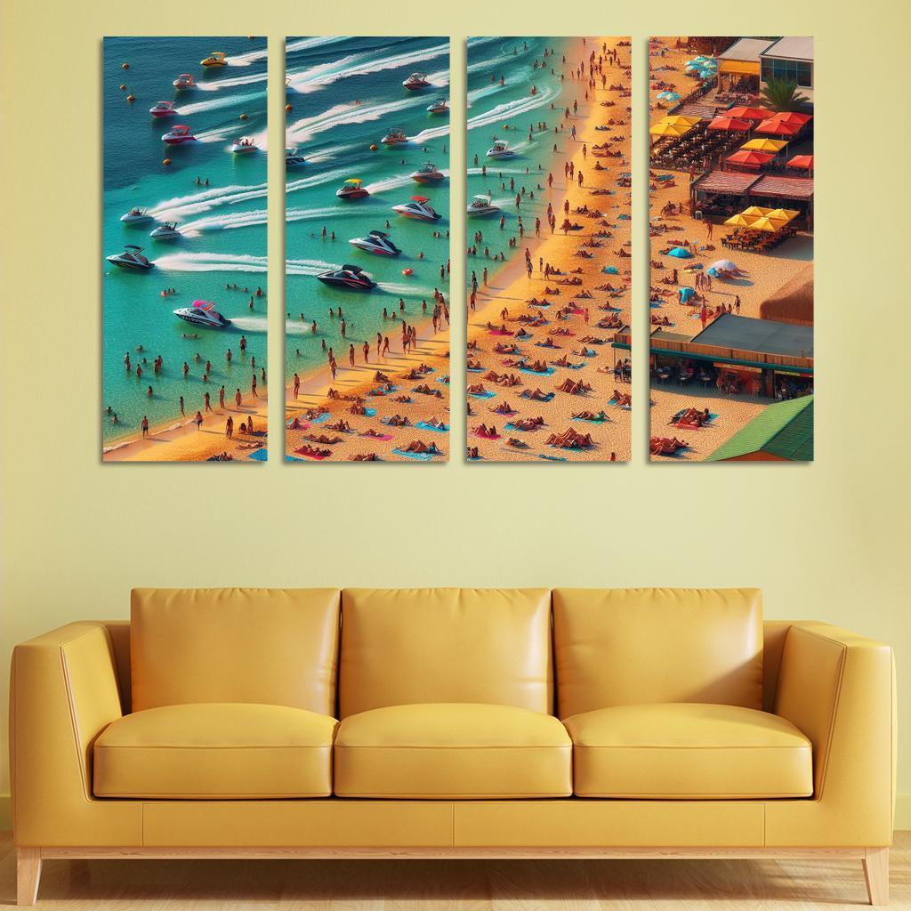 Palm Beach Bliss Sunny Shores And Water Sports Art Trends