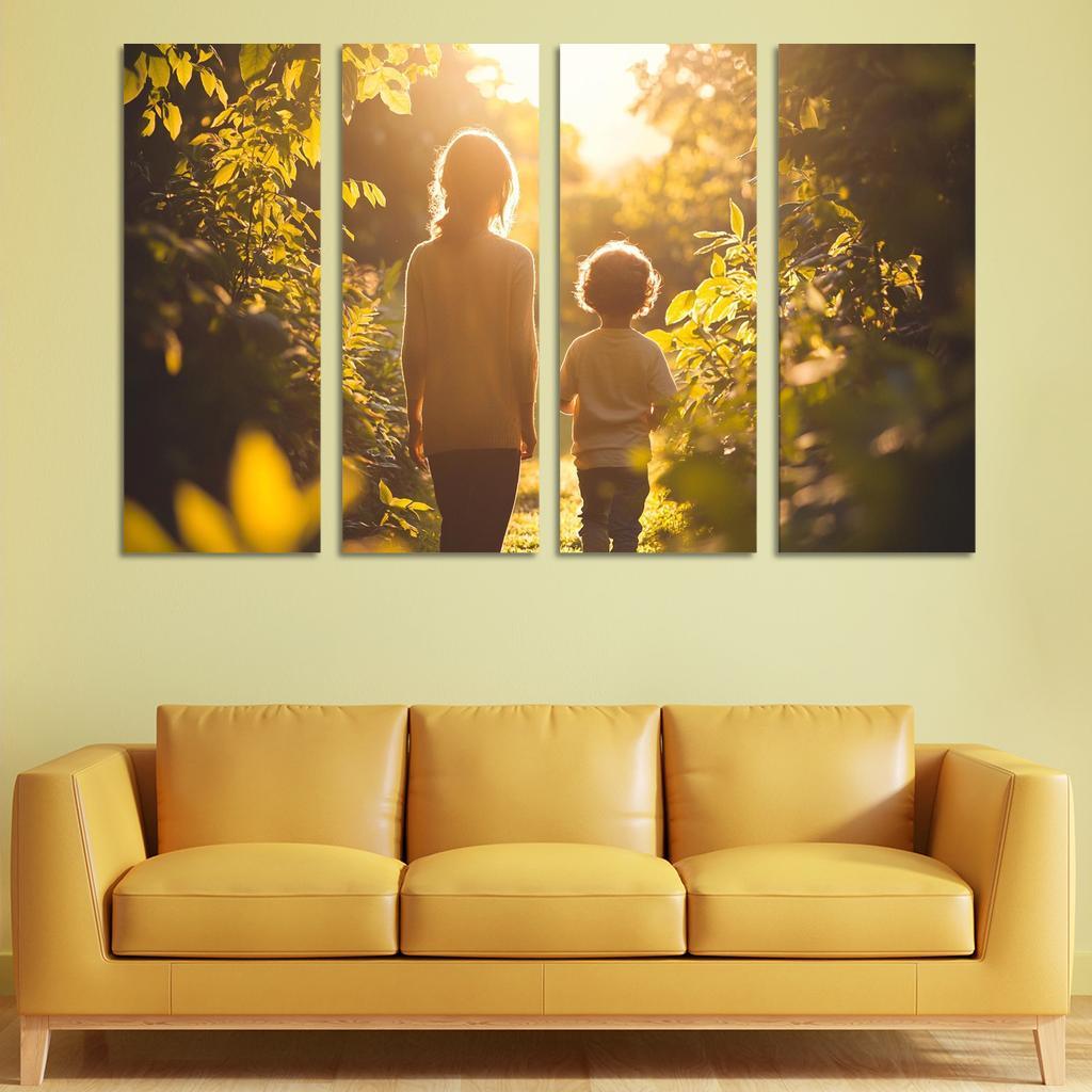 Journey Of Hearts A Mothers Guiding Love Custom Paintings Frame