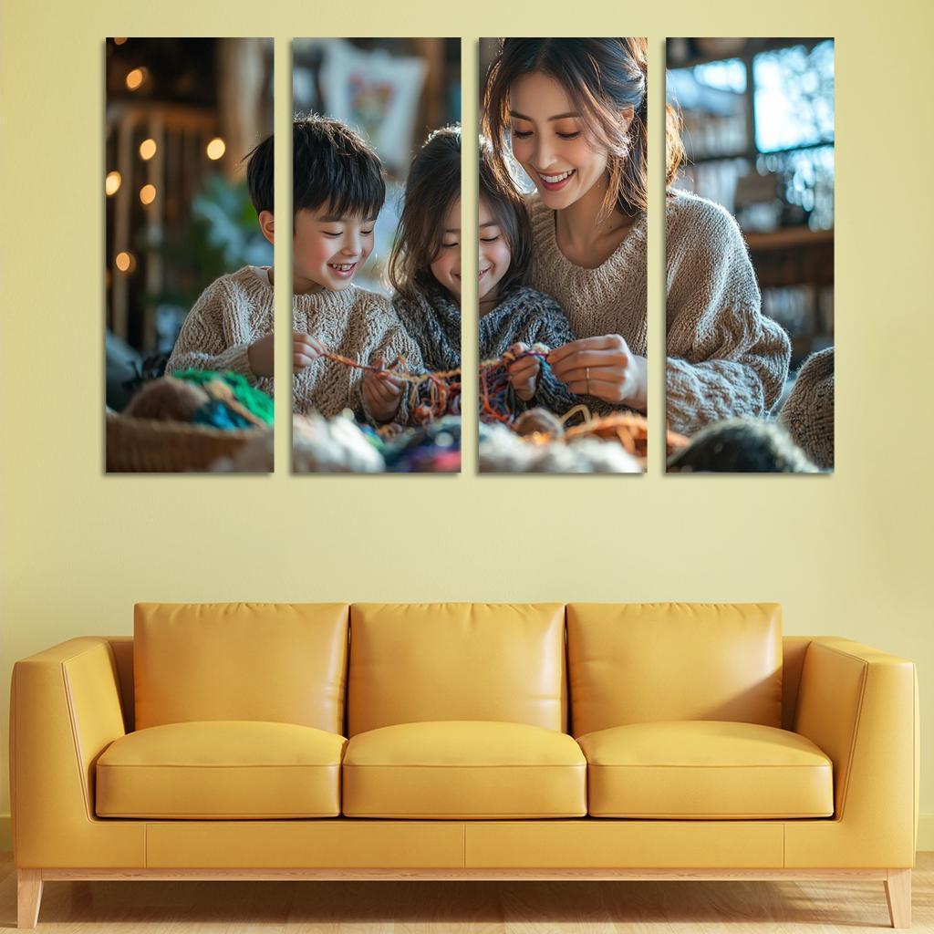 The Threads Of Life A Mothers Unbreakable Bond Canvas Paintings Frame