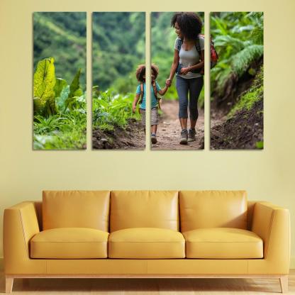 The Journey Of Love A Mothers Unwavering Support Canvas Paintings Frame