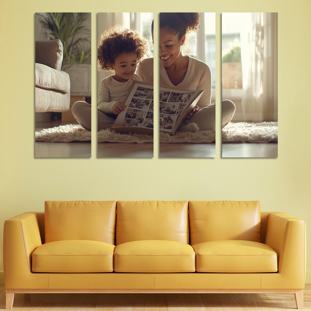 The Embrace Of Memories A Mothers Love Custom Paintings Frame