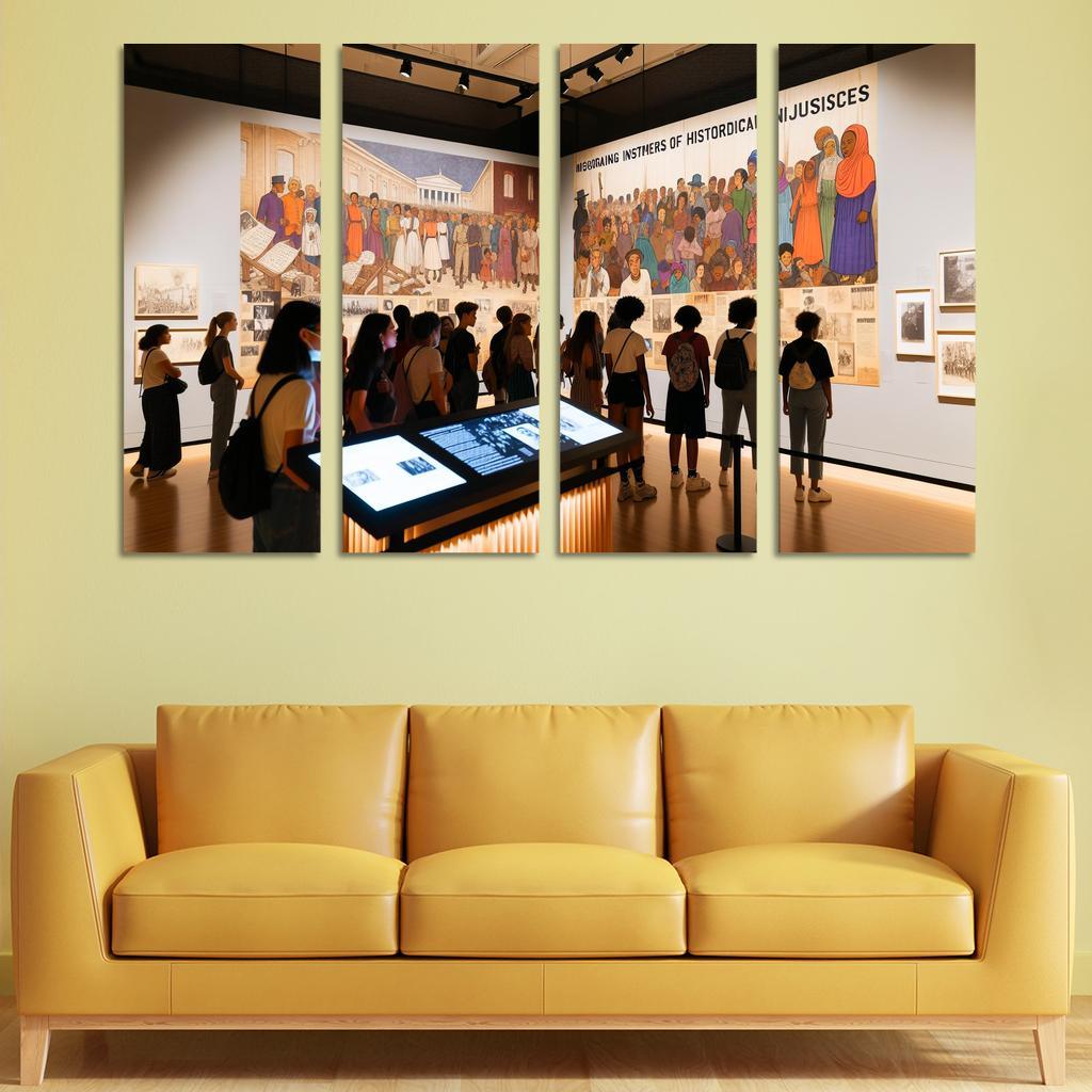 Shadows Of The Past Art On Historical Injustice Framed Paintings