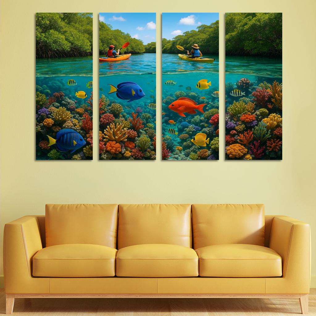 Coral Bay Adventure And Eco-tourism Custom Paintings Frame