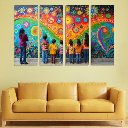 A Mothers Love The Heartbeat Of The Family Custom Paintings Frame
