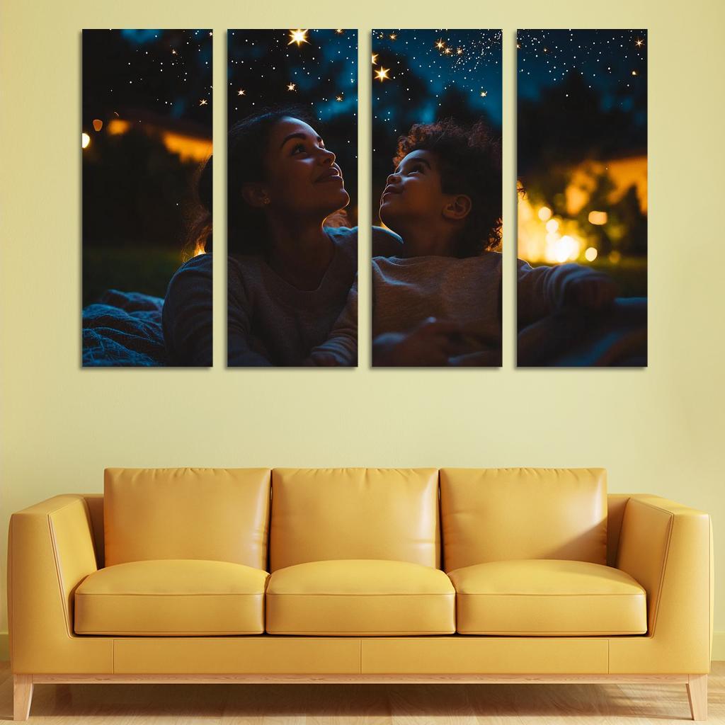 The Stars Of Our Story A Mothers Influence Custom Paintings Frame