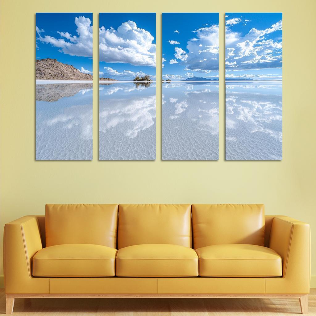 Salar De Uyuni Abstract Paintings Frame
