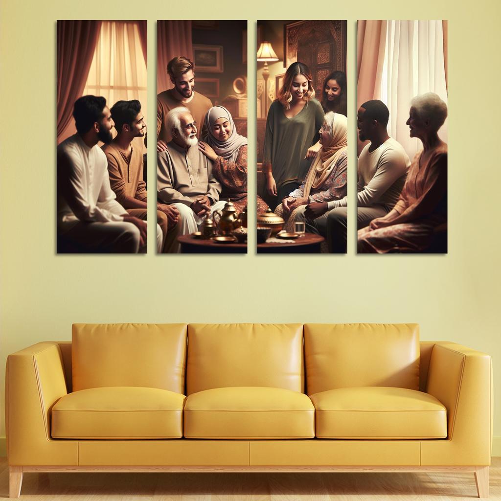 Elders Of Wisdom Respecting Our Aging Population Custom Paintings Frame