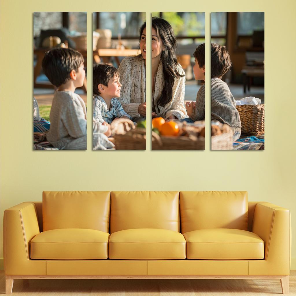 Lifelong Lessons A Mothers Wisdom Across Generations Canvas Paintings Frame