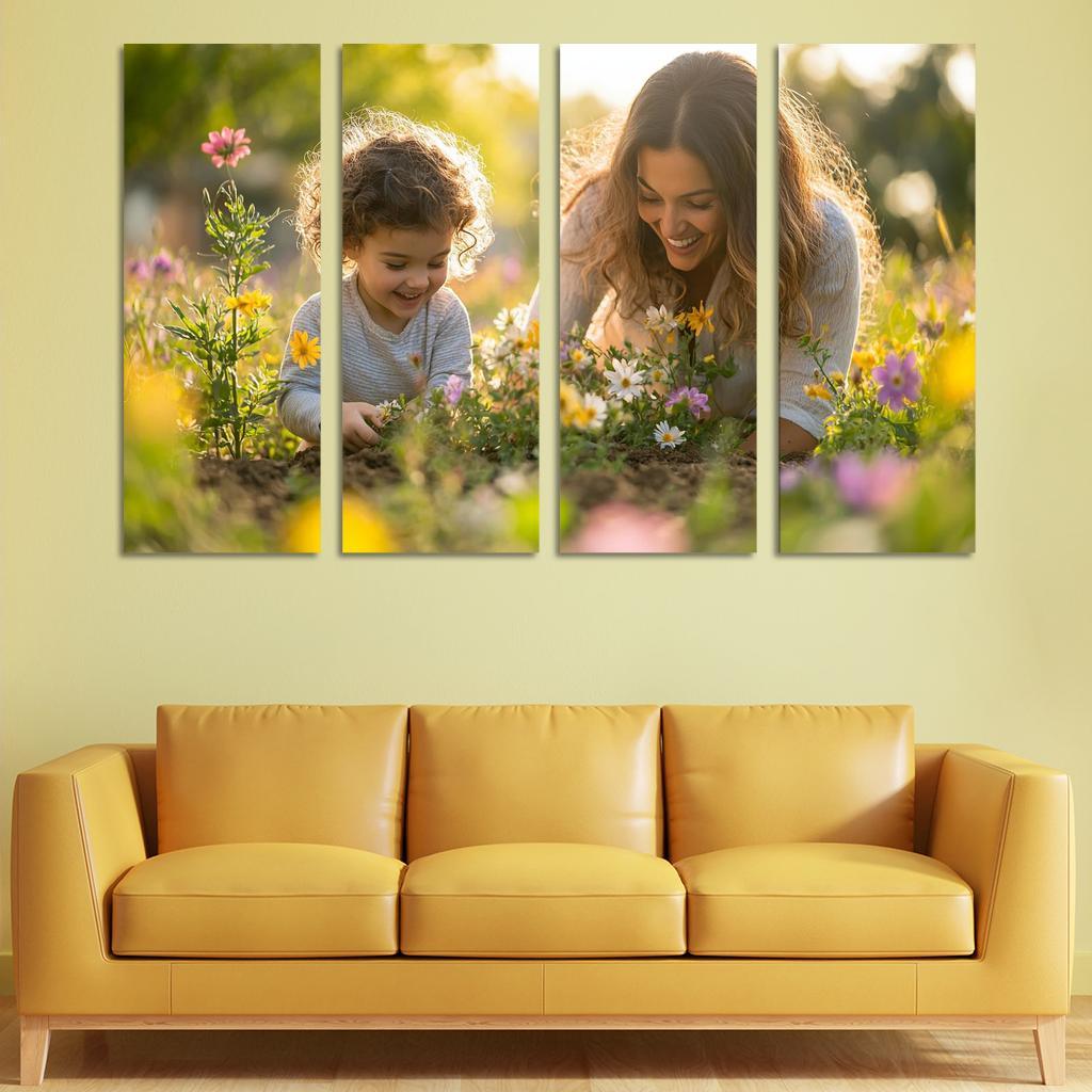 A Garden Of Memories Planting Love With Care Custom Paintings Frame