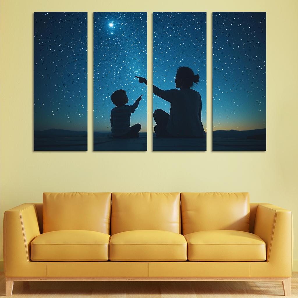 Guiding Stars Lessons In The Night Custom Paintings Frame