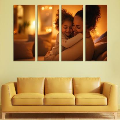 A Heart Full Of Love A Mothers Embrace Canvas Paintings Frame
