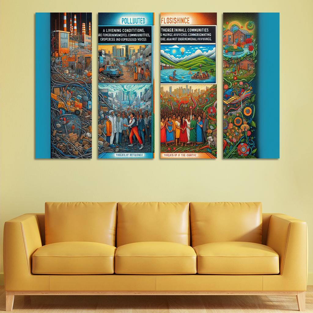 Healing Our Planet A Call For Environmental Justice Multi-panel Paintings